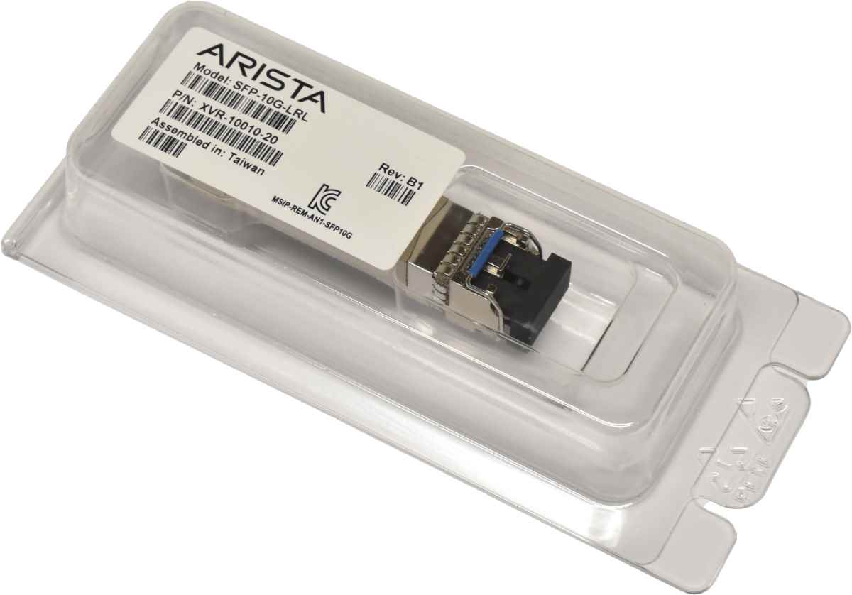 5x Arista Original GBIC SFP-10G-LRL 10Gbps SFP+ 1310nm 1km XVR-10010-20 Rev: B1 Neu