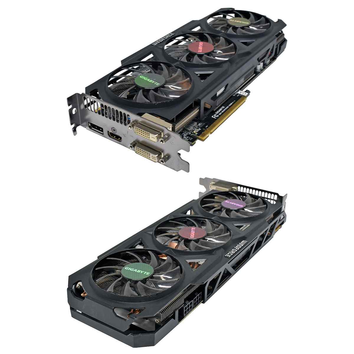 Gigabyte Windforce GV-R927XOC-2GD AMD Radeon R9 270X Graphics Card Curacao 2GB GDDR5 PCIe 3.0 x16 DP HDMI 2x DVI Gigabyte Windforce GV-R927XOC-2GD AMD Radeon R9 270X Graphics Card Curacao 2GB GDDR5 PCIe 3.0 x16 DP HDMI 2x DVI