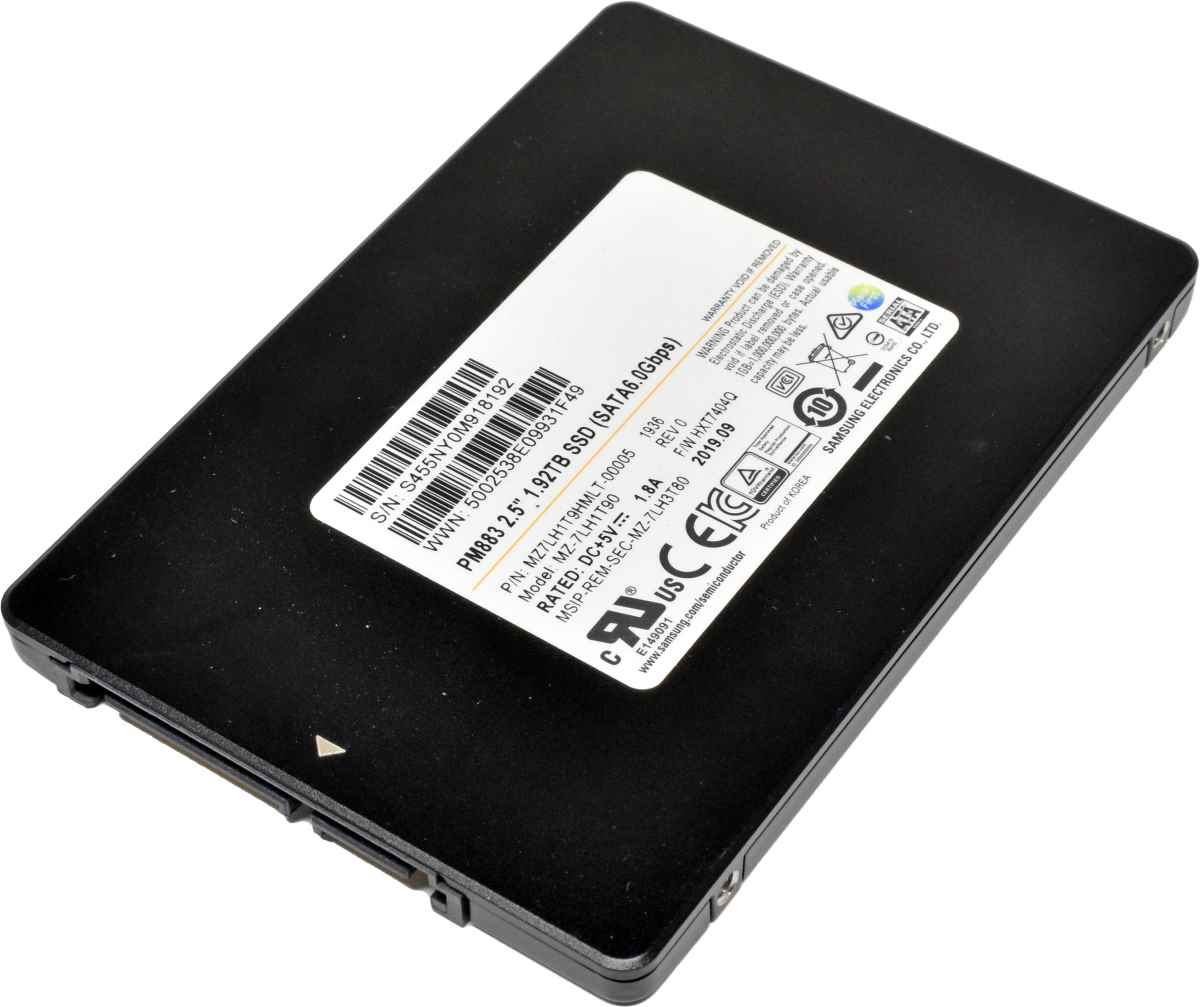 Samsung PM883 1.92TB 2.5“ 6G SATA SSD MZ-7LH1T90 MZ-7LH1T9N MZ7LH1T9HMLT