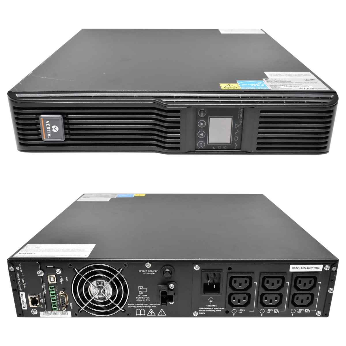 Vertiv Liebert GXT4-2000RT230E 1800W/2000VA 230V UPS USV 6x C13 Vertiv Liebert GXT4-2000RT230E 1800W/2000VA 230V UPS USV 6x C13