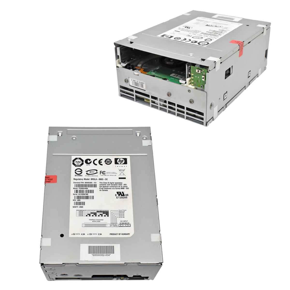 HP StorageWorks Ultrium LTO-4 BRSLA-0603-DC PD093G#804 Tape Drive Bandlaufwerk HP StorageWorks Ultrium LTO-4 BRSLA-0603-DC PD093G#804 Tape Drive Bandlaufwerk