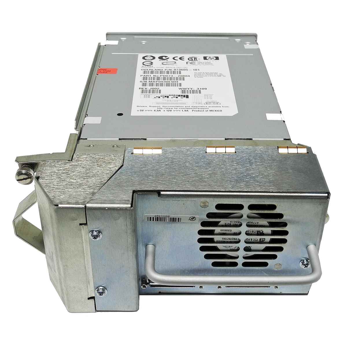 Overland HP MSL Ultrium LTO3 Tape Drive / Bandlaufwerk 973605-101 PD073-20804 Overland HP MSL Ultrium LTO3 Tape Drive / Bandlaufwerk 973605-101 PD073-20804