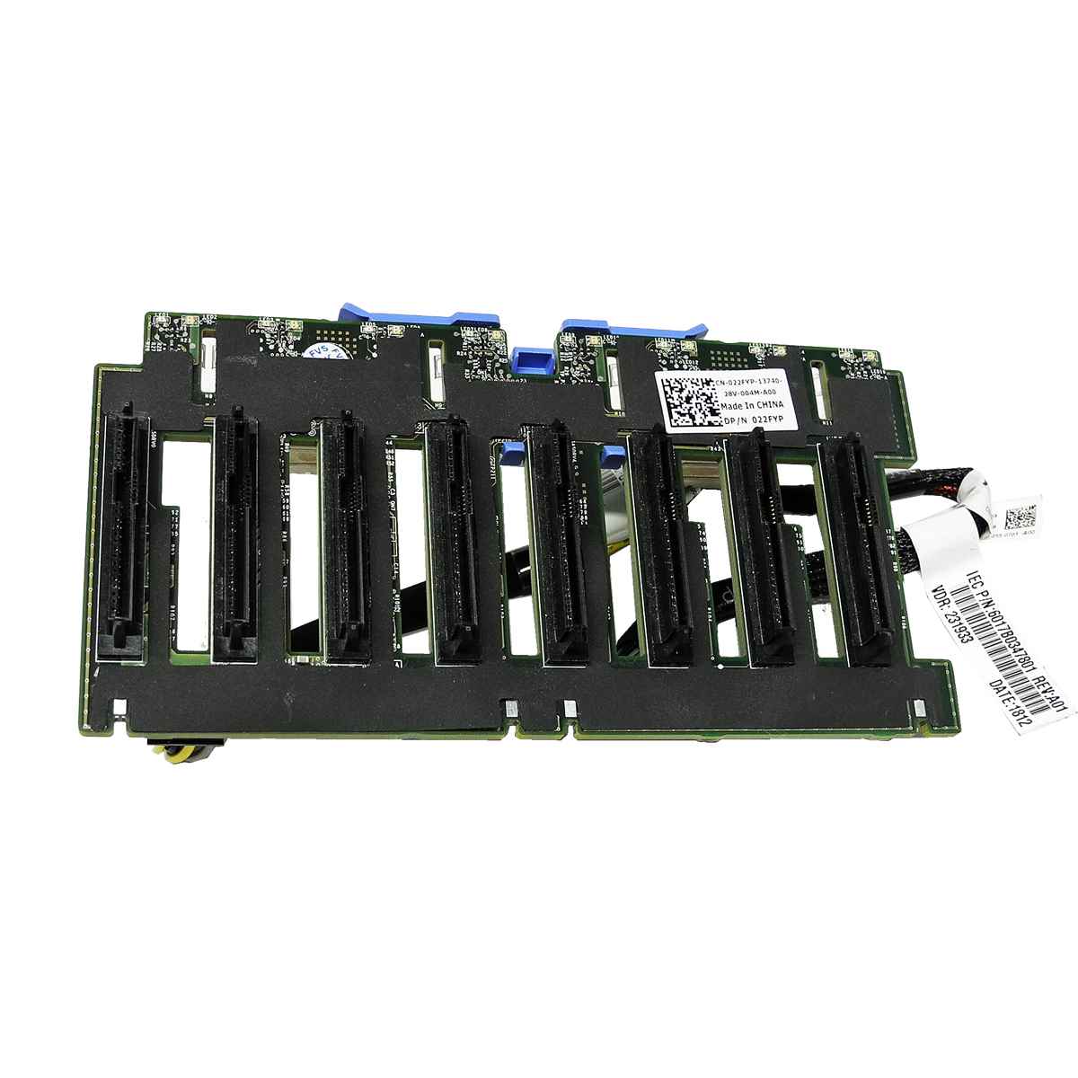 DELL PowerEdge R720 R820 8-Slot SAS 2.5" HDD Backplane 022FYP + 3x Kabel DELL PowerEdge R720 R820 8-Slot SAS 2.5" HDD Backplane 022FYP + 3x Kabel