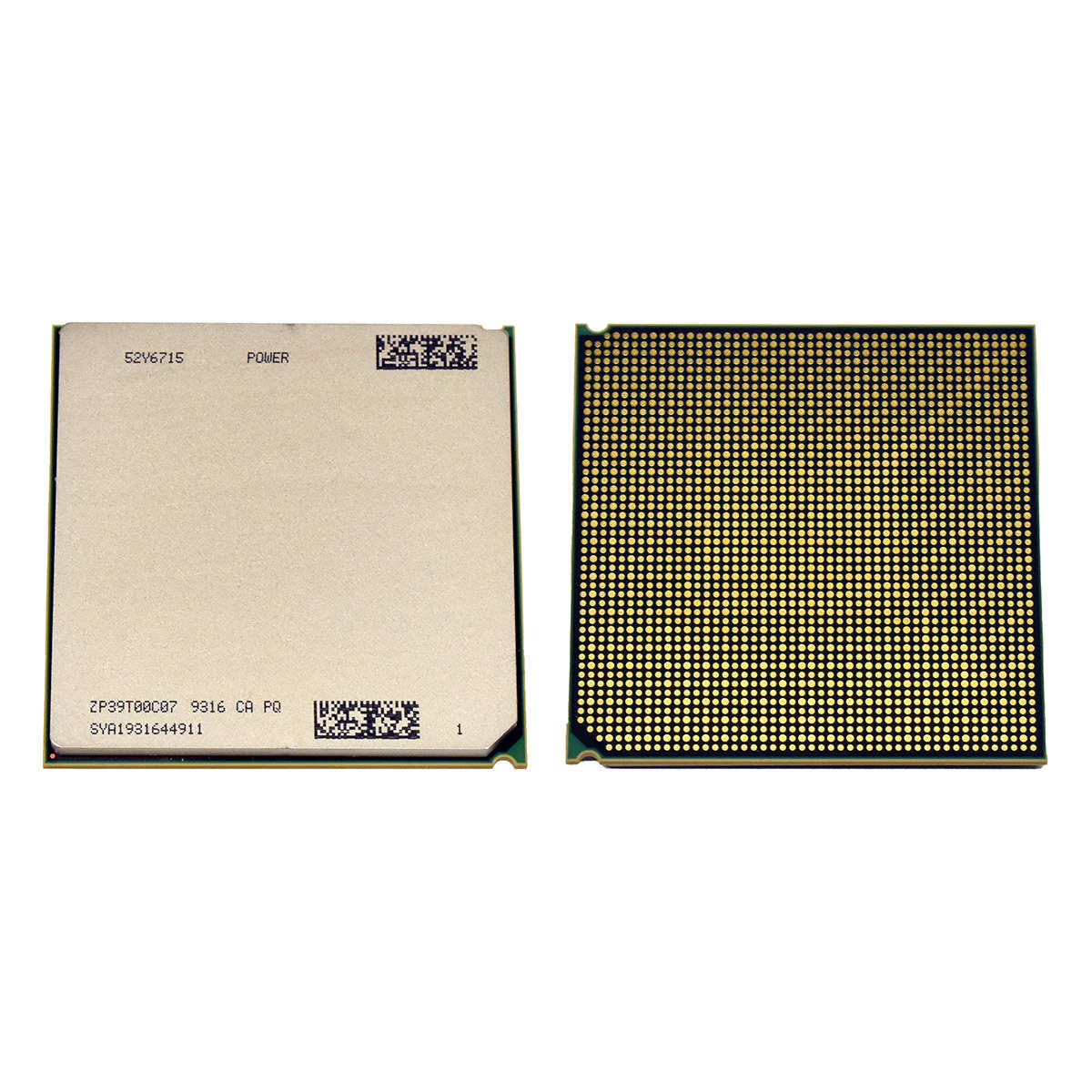 IBM-52Y6715-Power7-9316-CA-PQ-L3-Processor-8-Core-005.jpg IBM 52Y6715 Power7 9316 CA PQ L3 Processor 8-Core 3.0GHz 4MB Cache