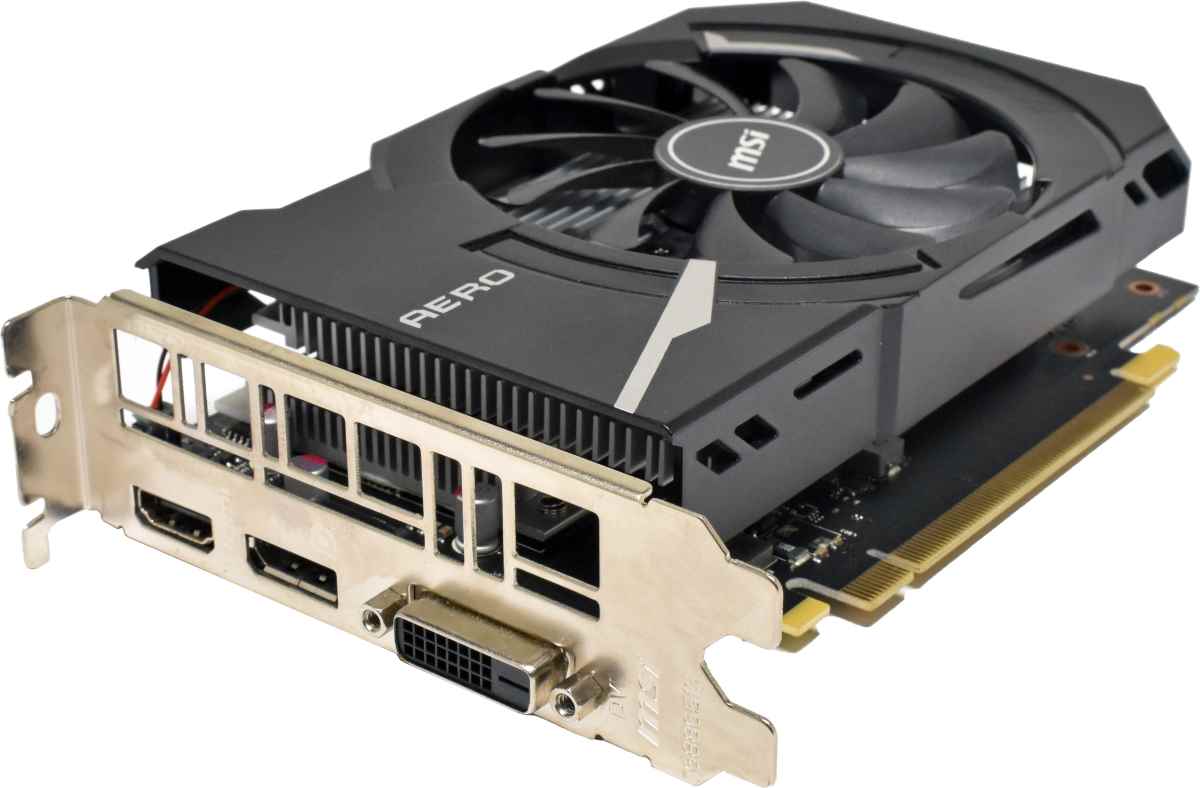 MSI GeForce GTX 1650 Aero ITX 4G OC Graphics Card TU116 4GB GDDR6 PCIe 3.0 x16 DVI HDMI DP MSI GeForce GTX 1650 Aero ITX 4G OC Graphics Card TU116 4GB GDDR6 PCIe 3.0 x16 DVI HDMI DP