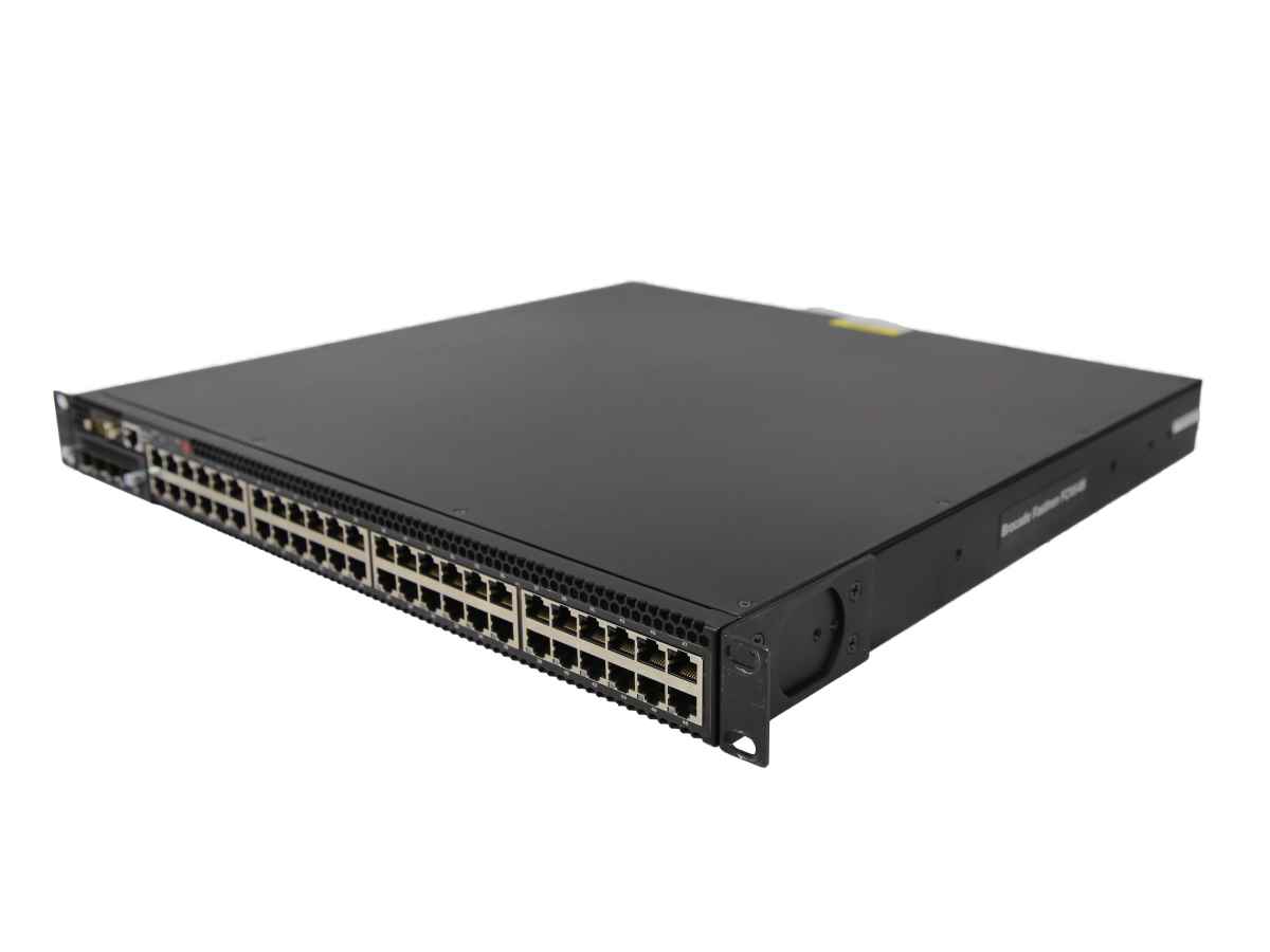 Brocade FastIron FCX648-E 80-1003605-01 48-Port RJ-45 GE Switch +Module FCX-4XG Brocade FastIron FCX648-E 80-1003605-01 48-Port RJ-45 GE Switch +Module FCX-4XG