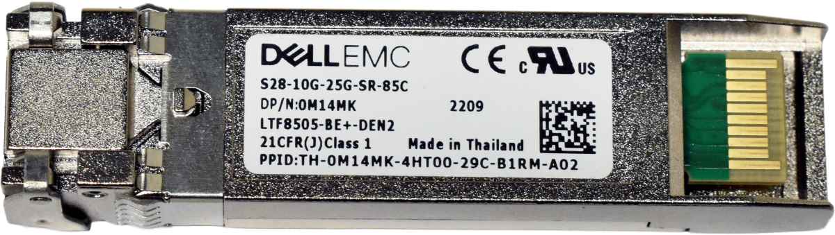 Dell S28-10G-25G-SR-85C 0M14MK 10/25G 850nm 100m SFP28 LC Duplex Transceiver Module