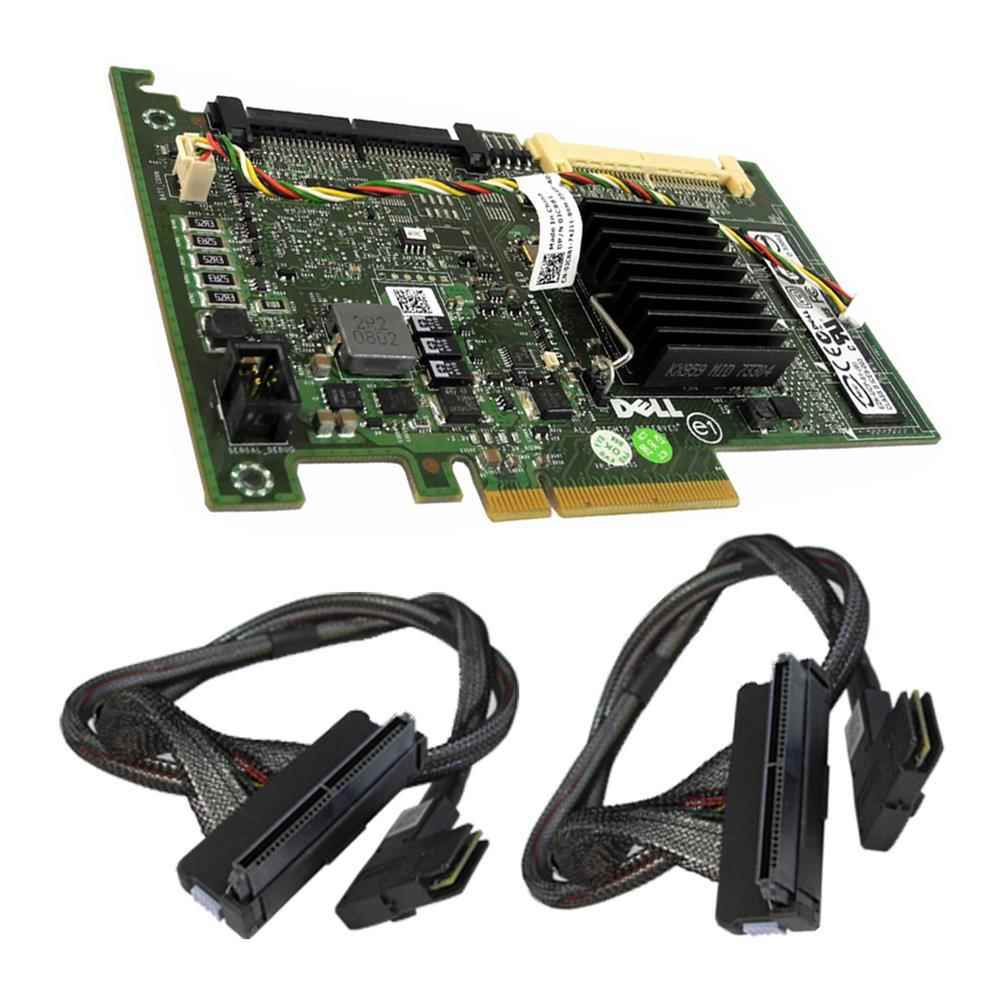 DELL PERC 6/I 3Gb/s PCIe x8 SAS RAID Controller 0T954J + 2x SAS Kabel + BBU DELL PERC 6/I 3Gb/s PCIe x8 SAS RAID Controller 0T954J + 2x SAS Kabel + BBU