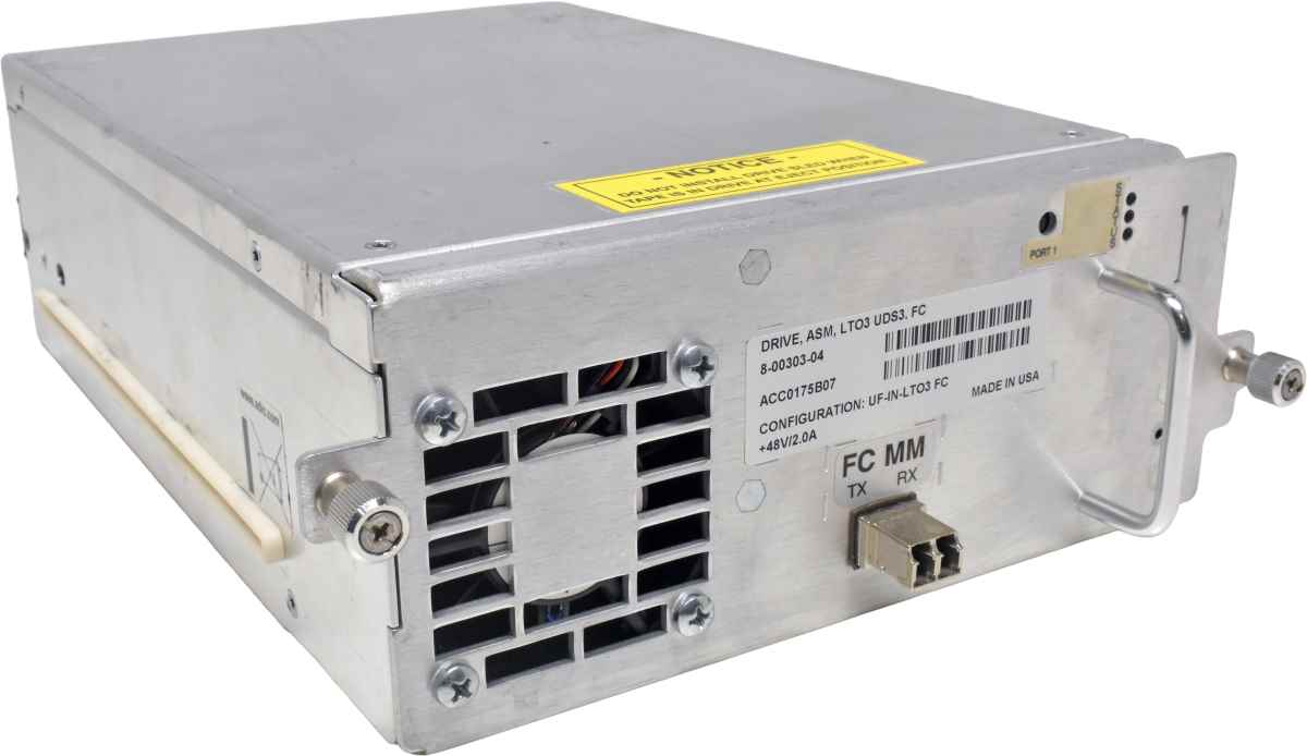Quantum 8-00303-04 DRV ASM LTO-3 UDS3 FC 4G ADIC Tape Drive