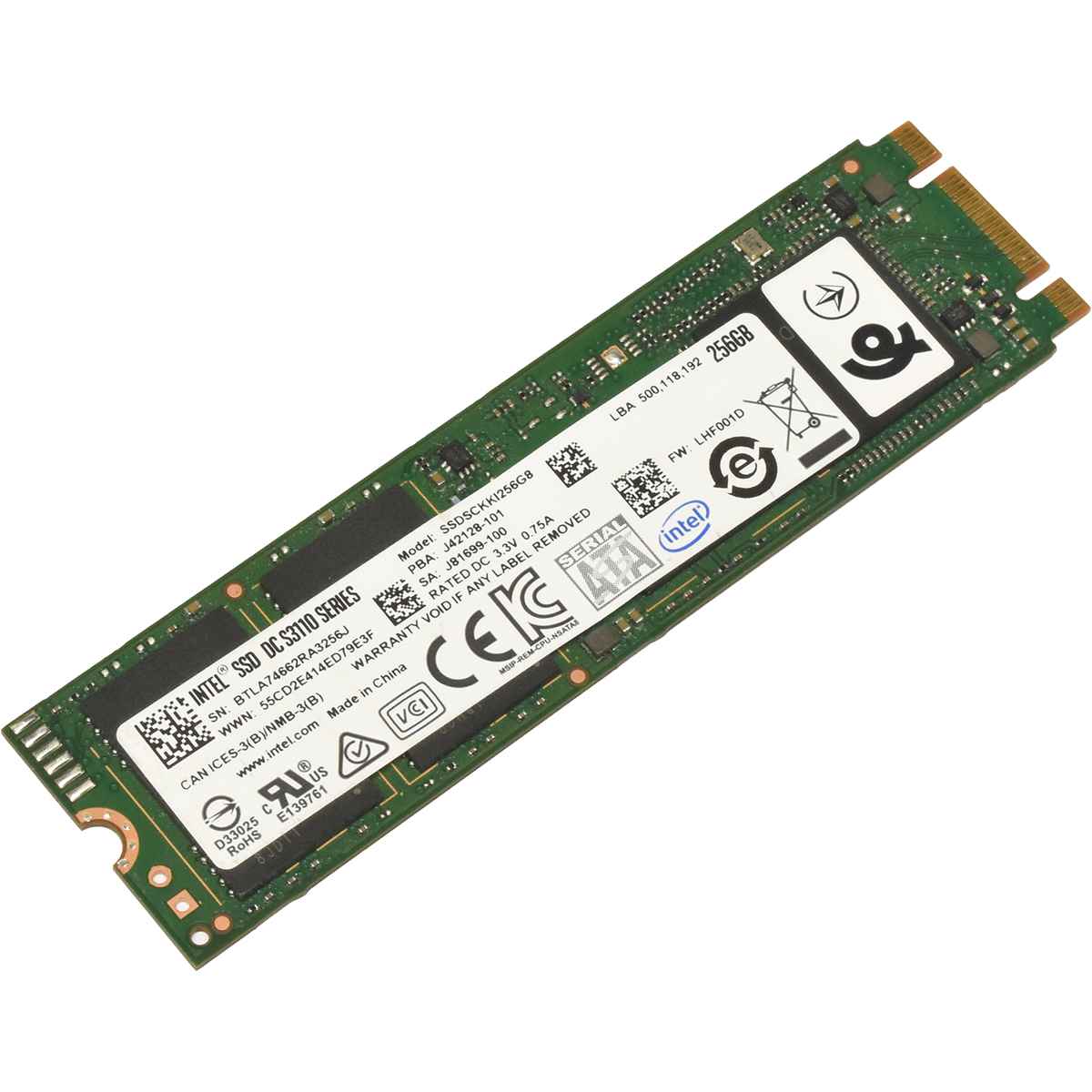 Intel DC S3110 SSDSCKKI256G8 SSD 256GB M.2 2280 SATA 6G