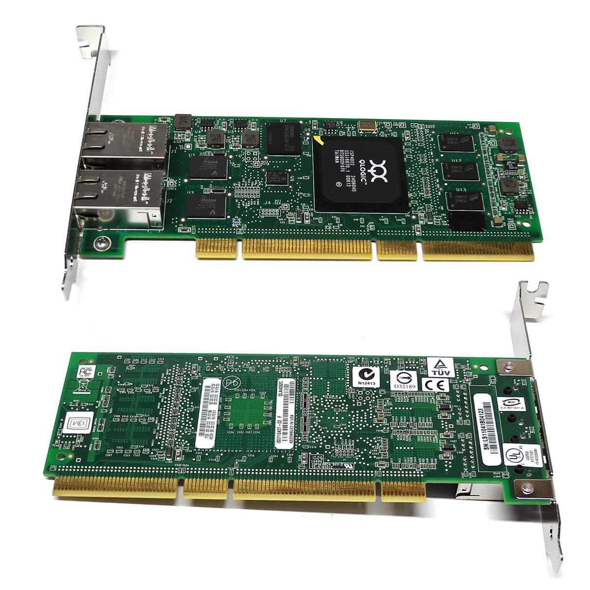 QLogic QLA4052C Dual-Port 1GbE PCI-X 64-bit 133MHz iSCSI Network Adapter QLogic QLA4052C Dual-Port 1GbE PCI-X 64-bit 133MHz iSCSI Network Adapter