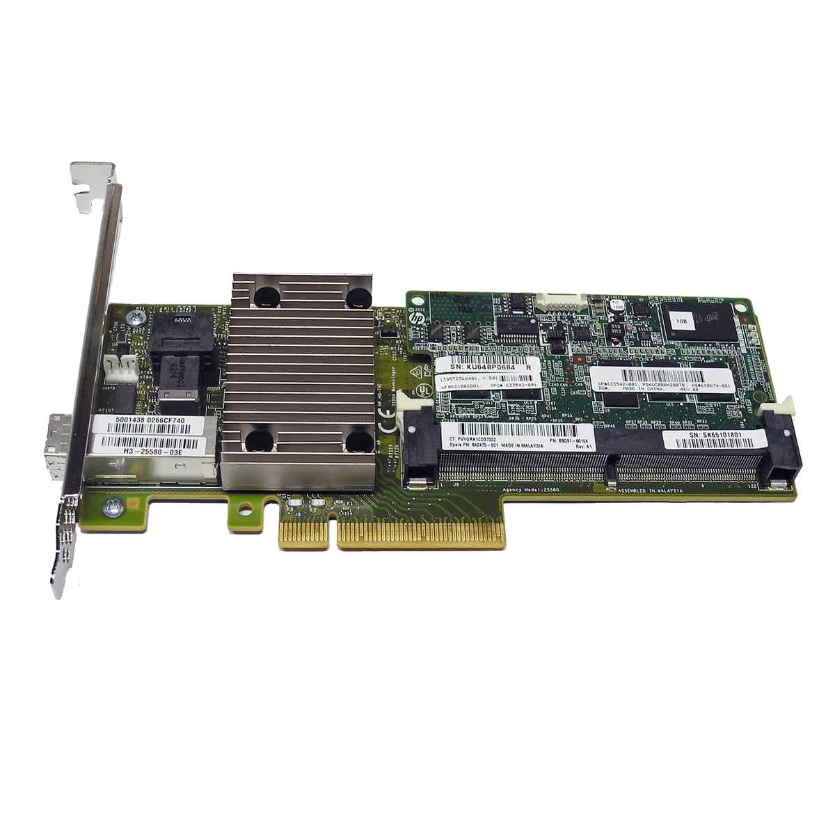 HP P1224 1GB FBWC PCA 4e/4i 2-ports SAS Controller 842475-001 B6Q91-60104 HP P1224 1GB FBWC PCA 4e/4i 2-ports SAS Controller 842475-001 B6Q91-60104