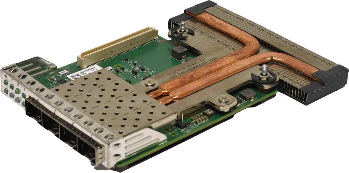 DELL Intel X710-DA4 Quad-Port Gigabit Ethernet Network Daughter Card 4x10Gbe 68M95 068M95 DELL Intel X710-DA4 Quad-Port Gigabit Ethernet Network Daughter Card 4x10Gbe 68M95 068M95
