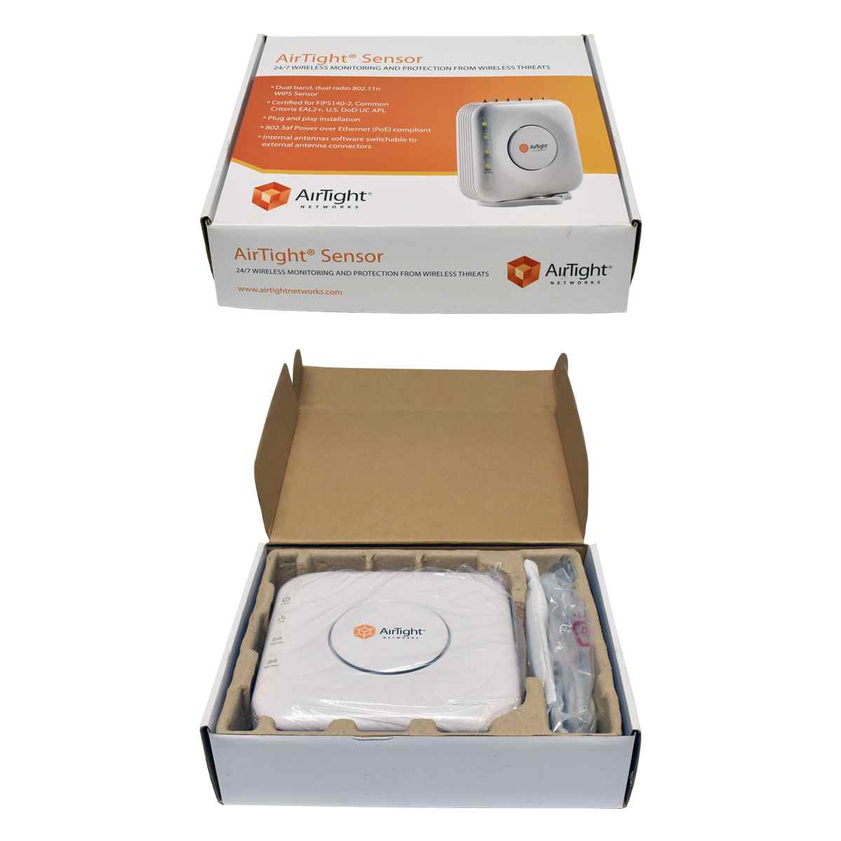 AirTight SpectraGuard Sensor Access Point SS-300-AT-C-10 802.11n Dual Band PoE NEU NEW AirTight SpectraGuard Sensor Access Point SS-300-AT-C-10 802.11n Dual Band PoE NEU NEW
