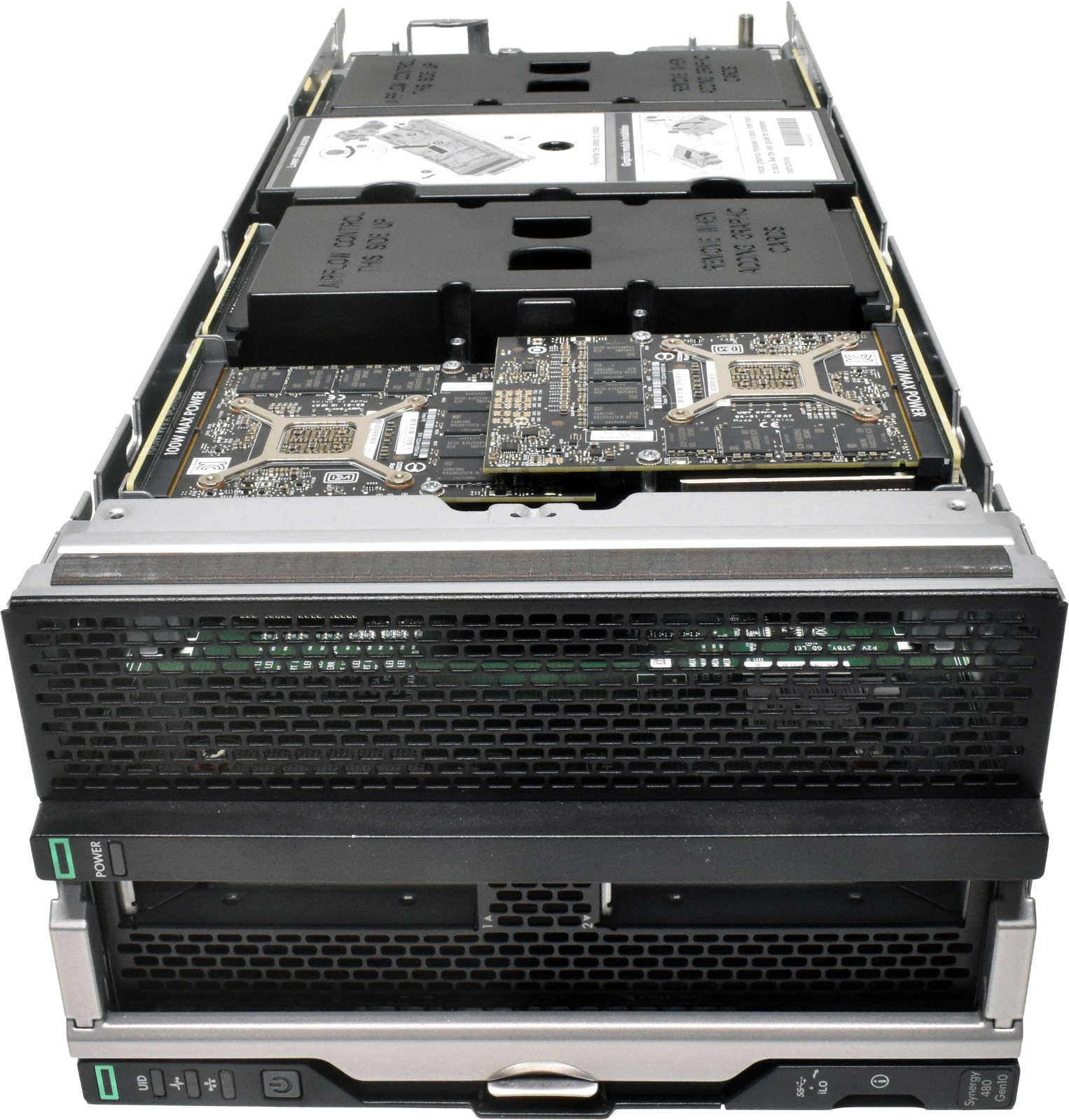 HP Synergy 480 G10 Blade Server 0 CPU 0 GB PC4 2x 2,5 Multi-MXM Expansion Modul 2x Tesla P6