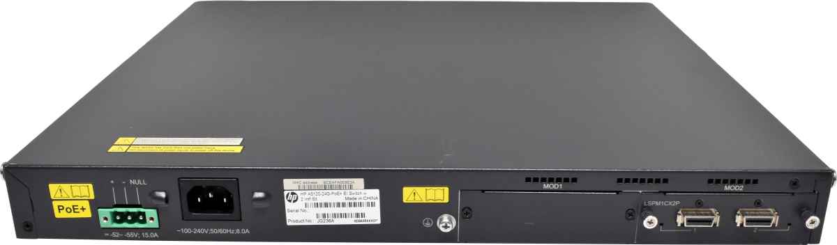 HP A5120-24G-PoE+ EI JG236A 24-Port GE PoE+ Switch + Modul LSPM1CX2P HP A5120-24G-PoE+ EI JG236A 24-Port GE PoE+ Switch + Modul LSPM1CX2P