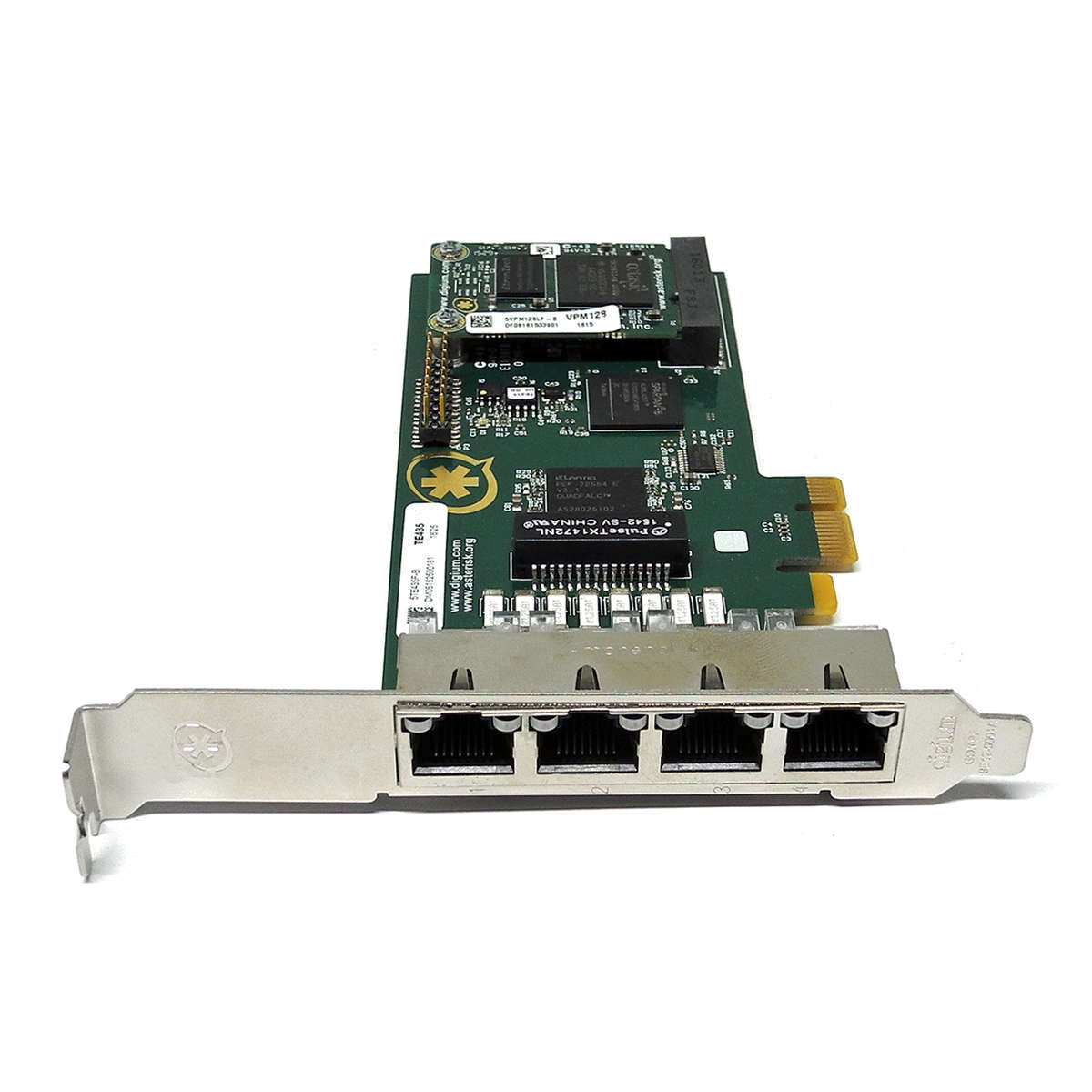 Digium-Asterisk-TE435F-B-Digital-Telephony-Interfa-003.jpg Digium Asterisk TE435F-B Digital Telephony Interface Card with VPM128 Hardware Echo Cancellation