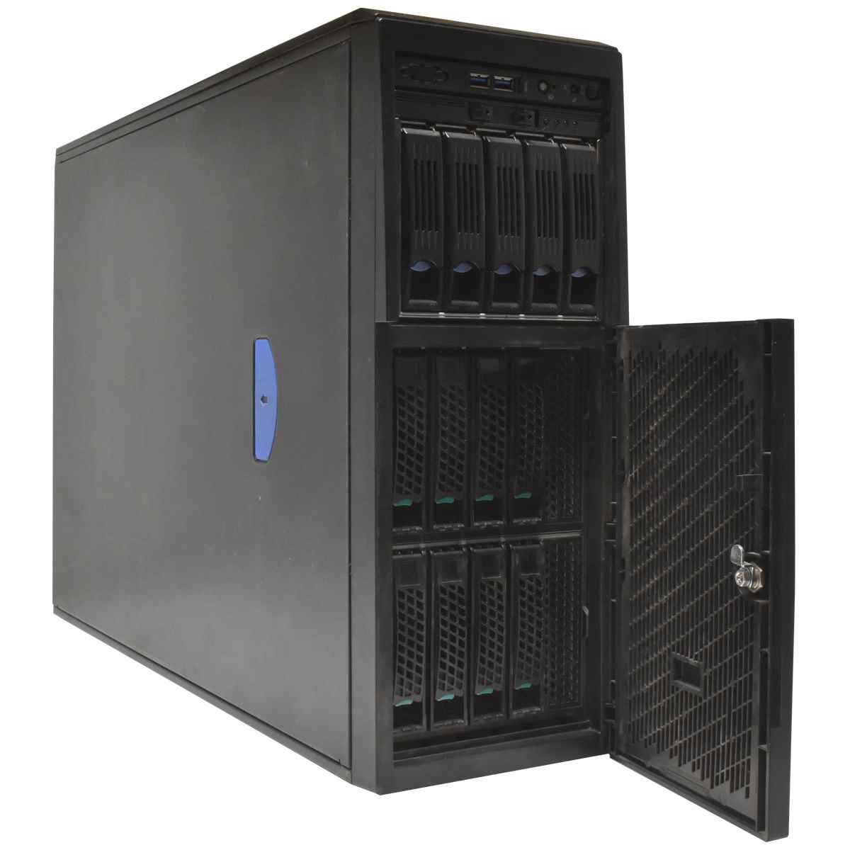 Terra Server Tower Intel Board S2600CW 2x E5-2630 v3 64GB PC4 MR 9316-8i 13x LFF Terra Server Tower Intel Board S2600CW 2x E5-2630 v3 64GB PC4 MR 9316-8i 13x LFF