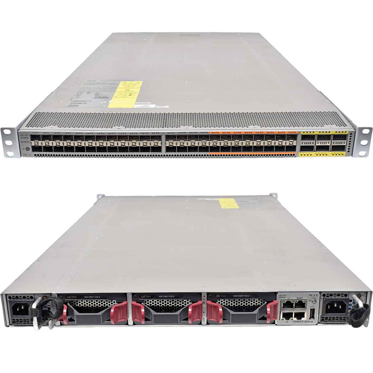 Cisco Nexus N5K-C5672UP 48-Port 10G SFP+ Switch 16-Port Unified + 6 Ports 40G QSFP+ red FANs Cisco Nexus N5K-C5672UP 48-Port 10G SFP+ Switch 16-Port Unified + 6 Ports 40G QSFP+ red FANs