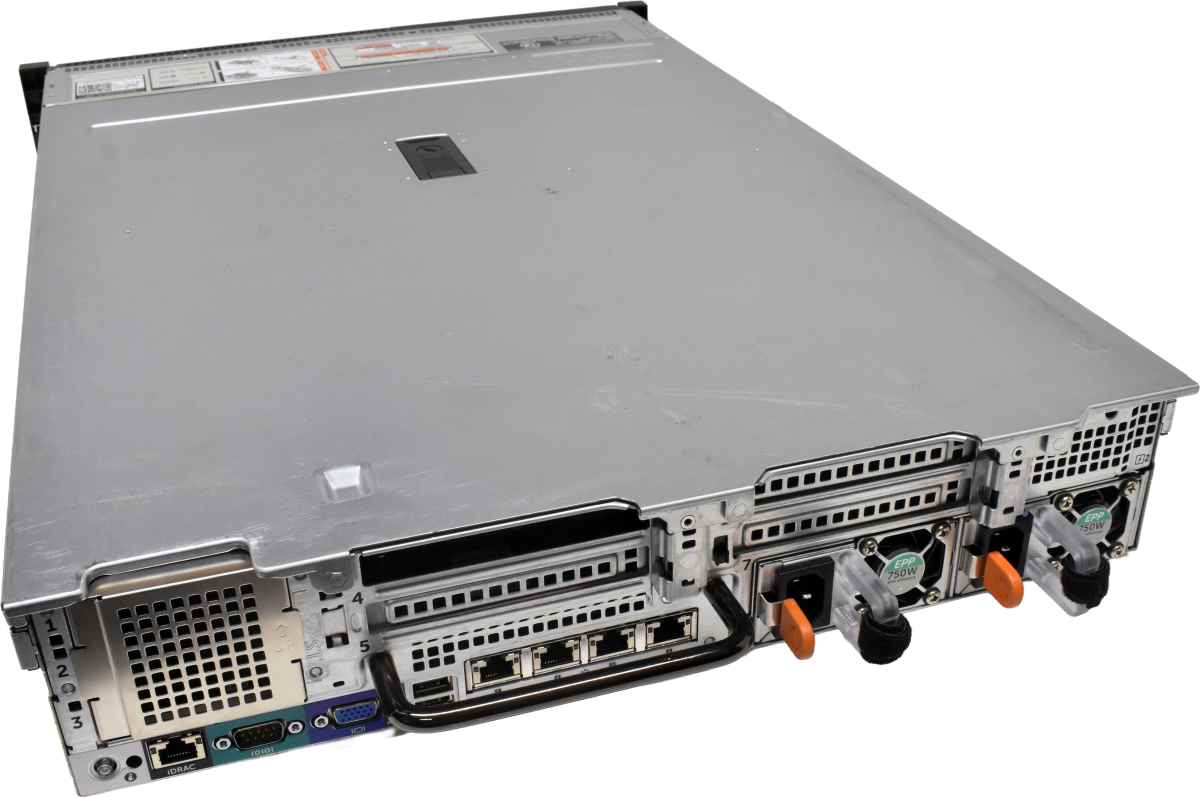 Dell PowerEdge R730 Rack Server 2U 0x CPU 2x Kühler 0x RAM 8x LFF 3.5" H730 mini