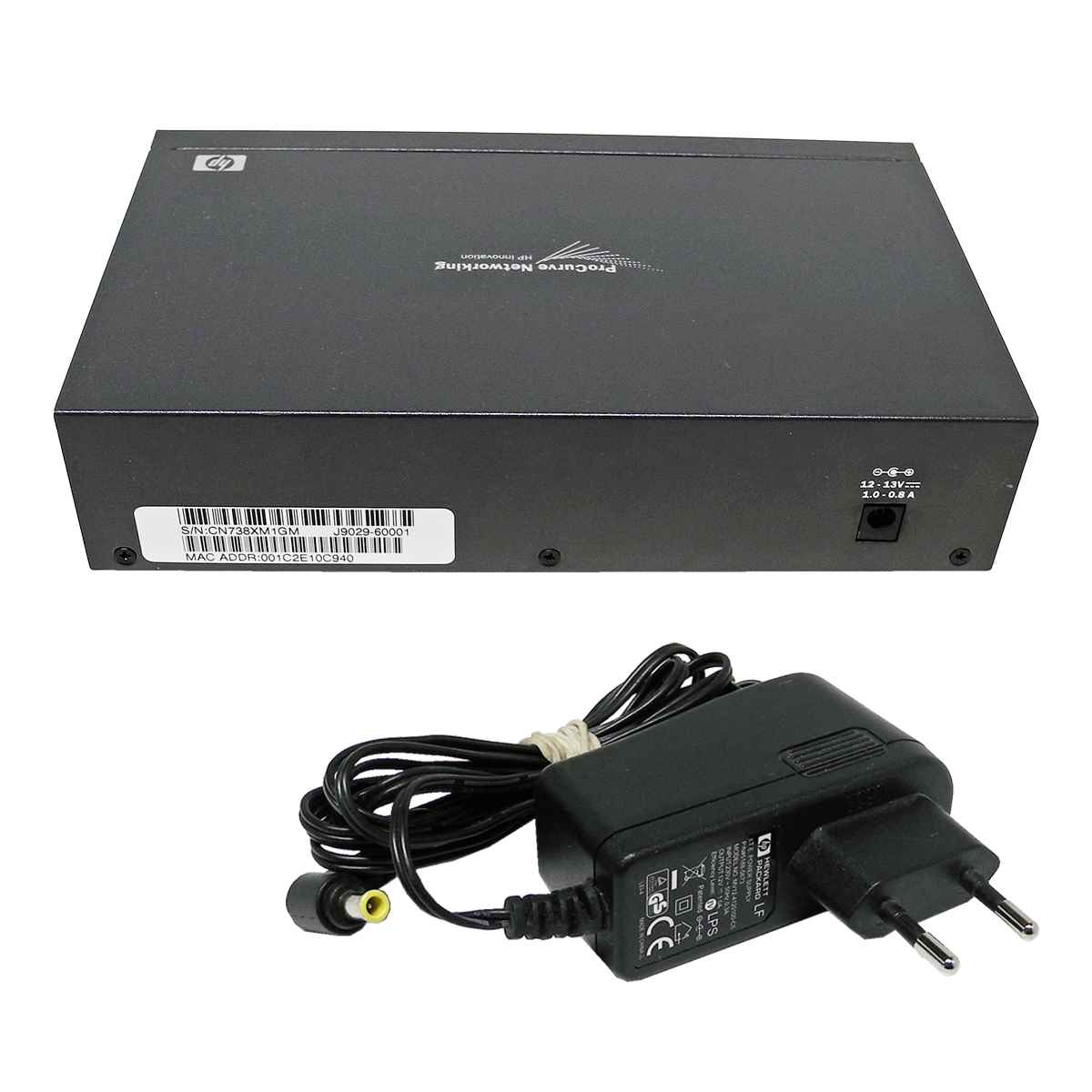 HP 1800-8G 8-Port Gigabit Ethernet Switch + Netzteil J9029A J9029-60001 HP 1800-8G 8-Port Gigabit Ethernet Switch + Netzteil J9029A J9029-60001