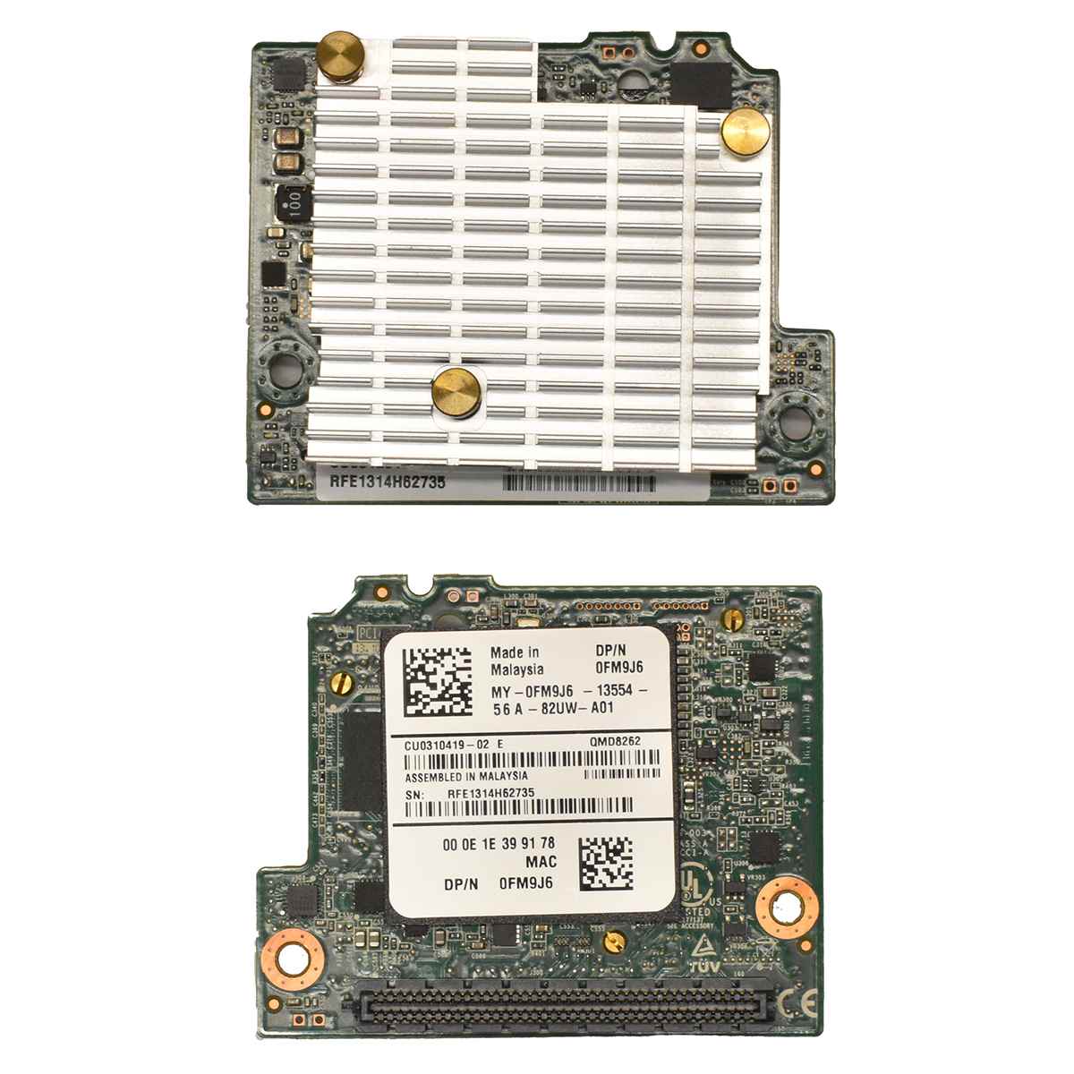 Dell Qlogic QMD8262 10Gbe Mezzanine Network Karte 0FM9J6 Dell Qlogic QMD8262 10Gbe Mezzanine Network Karte 0FM9J6