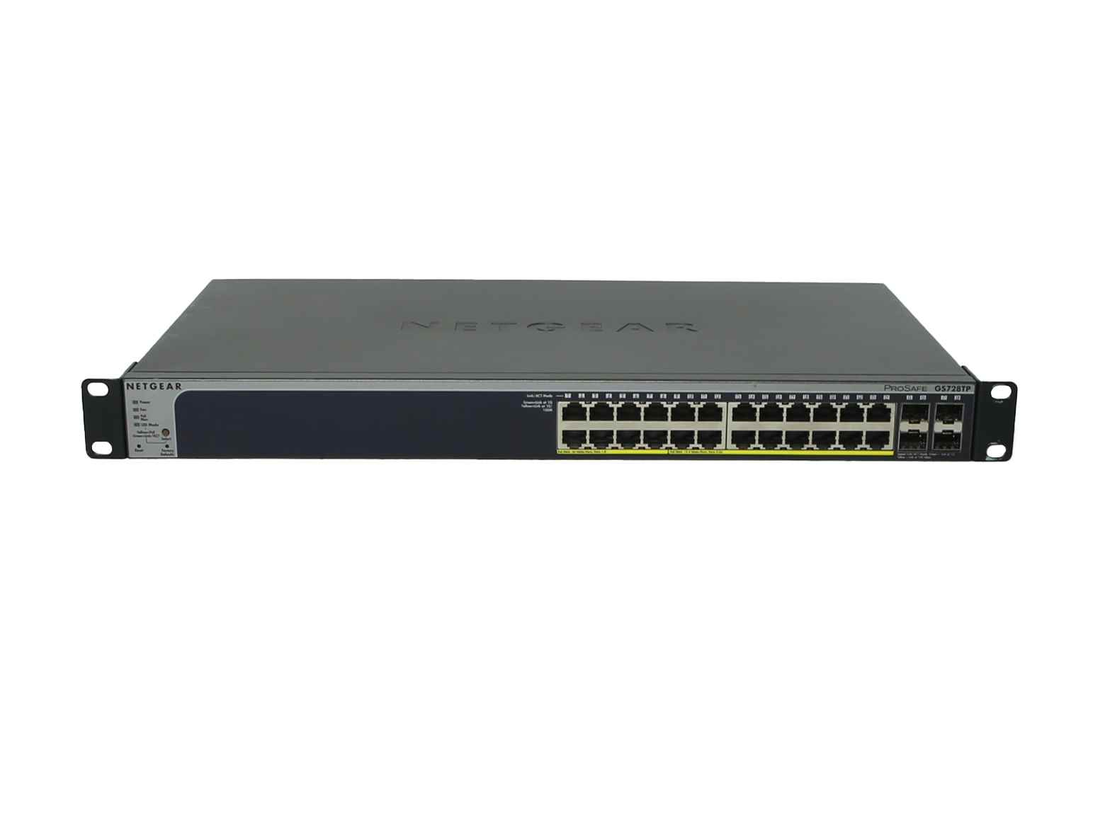 Netgear ProSafe GS728TP 24-Port PoE Gigabit Smart Switch 4x SFP +Rack Ears
