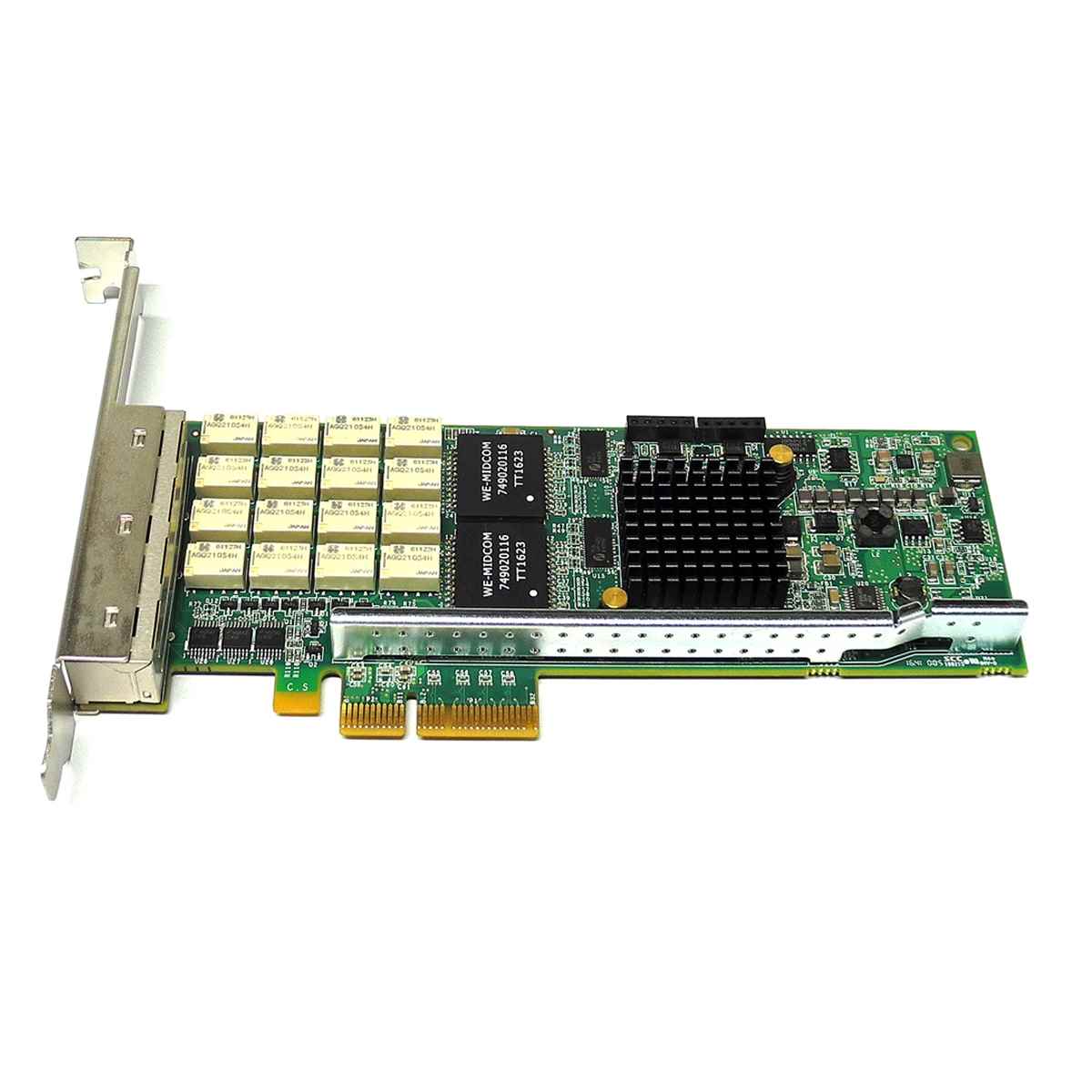 Silicom PE2G4BPI35L-SD 0VFJW3 4-Port PCIe x4 Gigabit Ethernet Bypass Server Adapter FP Riverbed 410-00115-01 Quad-Port PCIe x4 Gigabit Ethernet Bypass Server Adapter
