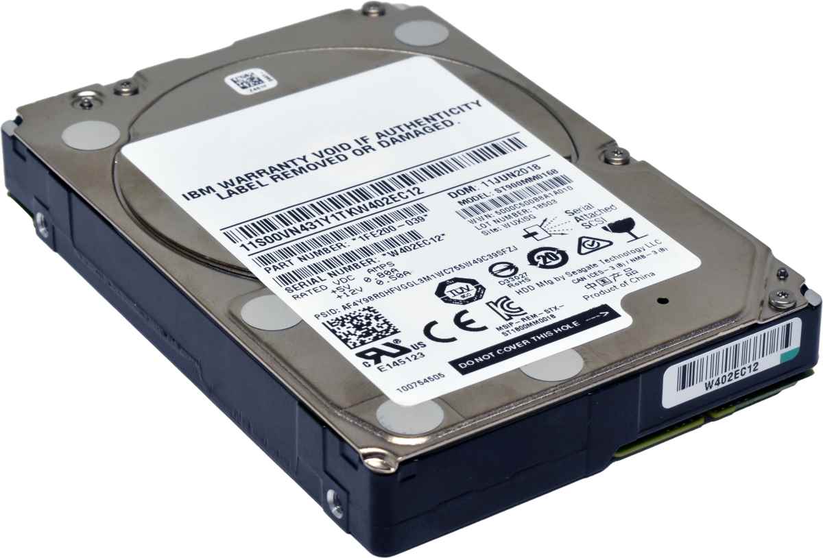 IBM Seagate 900GB 2.5" 10K 12G SAS HDD Festplatte ST900MM0168 Server Storage IBM Seagate 900GB 2.5" 10K 12G SAS HDD Festplatte ST900MM0168 Server Storage