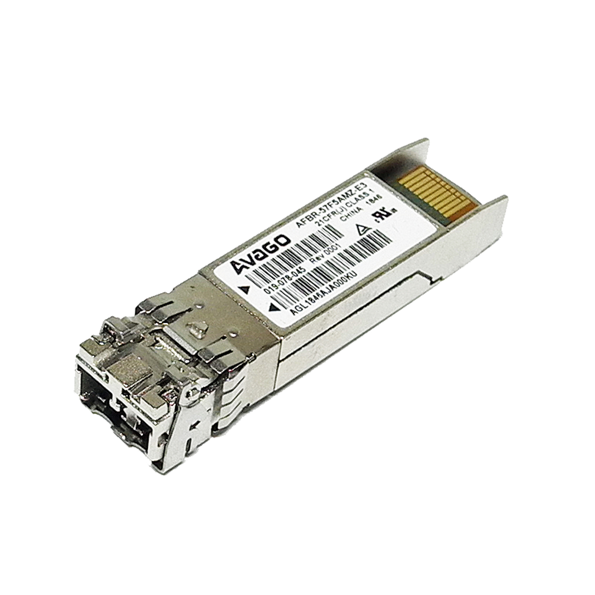AVAGO AFBR-57F5AMZ-E3 EMC 16Gb FC SFP+ SWL 850 nm Transceiver 019-078-045 AVAGO AFBR-57F5AMZ-E3 EMC 16Gb FC SFP+ SWL 850 nm Transceiver 019-078-045