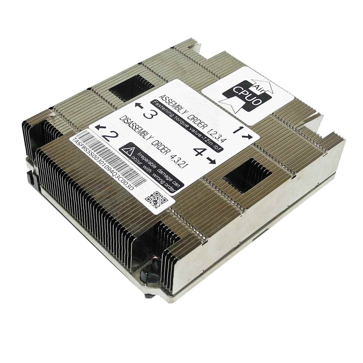 Quanta CPU0 Heatsink / Kühler for T42S-2U Server Node Quanta CPU0 Heatsink / Kühler for T42S-2U Server Node