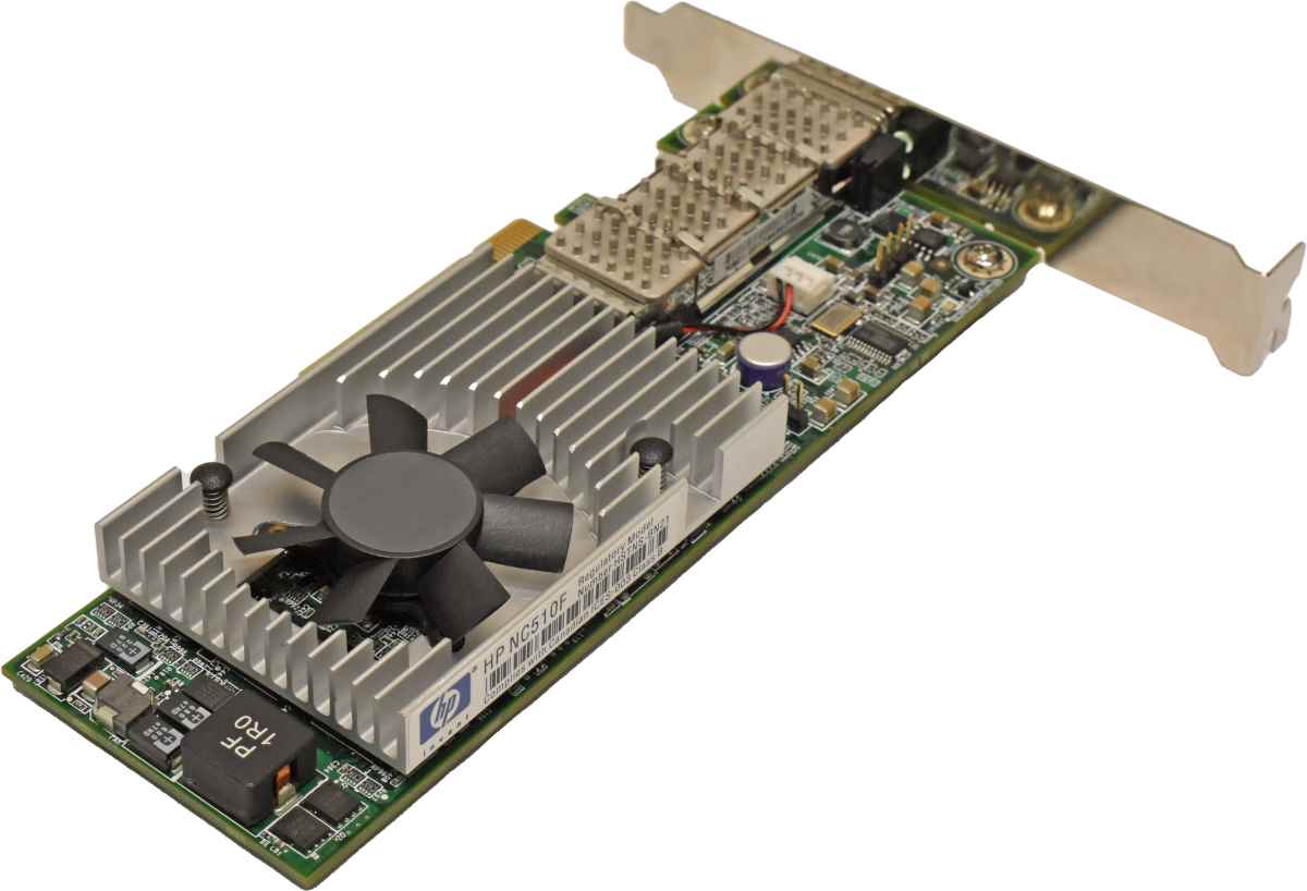 HP NC-510F 414158-001 10 Gbit PCIe x8 QSFP Infiniband Network Adapter HP NC-510F 414158-001 10 Gbit PCIe x8 QSFP Infiniband Network Adapter