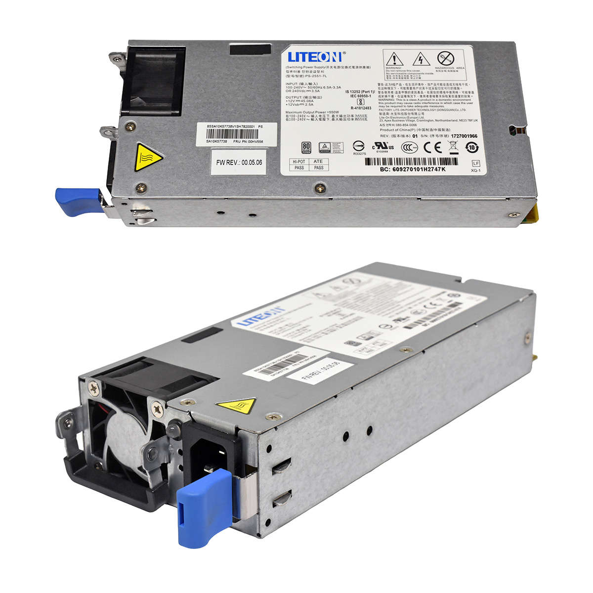 Lenovo-LiteOn-550W-Netzteil-Power-Supply-PS-2551-7-005.jpg Lenovo LiteOn 550W Netzteil Power Supply PS-2551-7L 00HV556 for RD452X SD350X