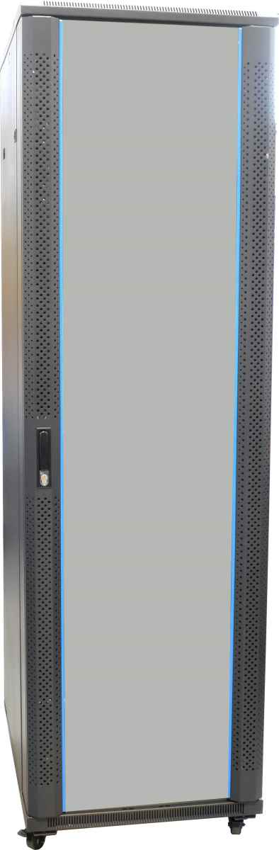 Alfaco 42U Server Rack B60cm x H205cm T82cm + FAN Unit 2x Power Strip