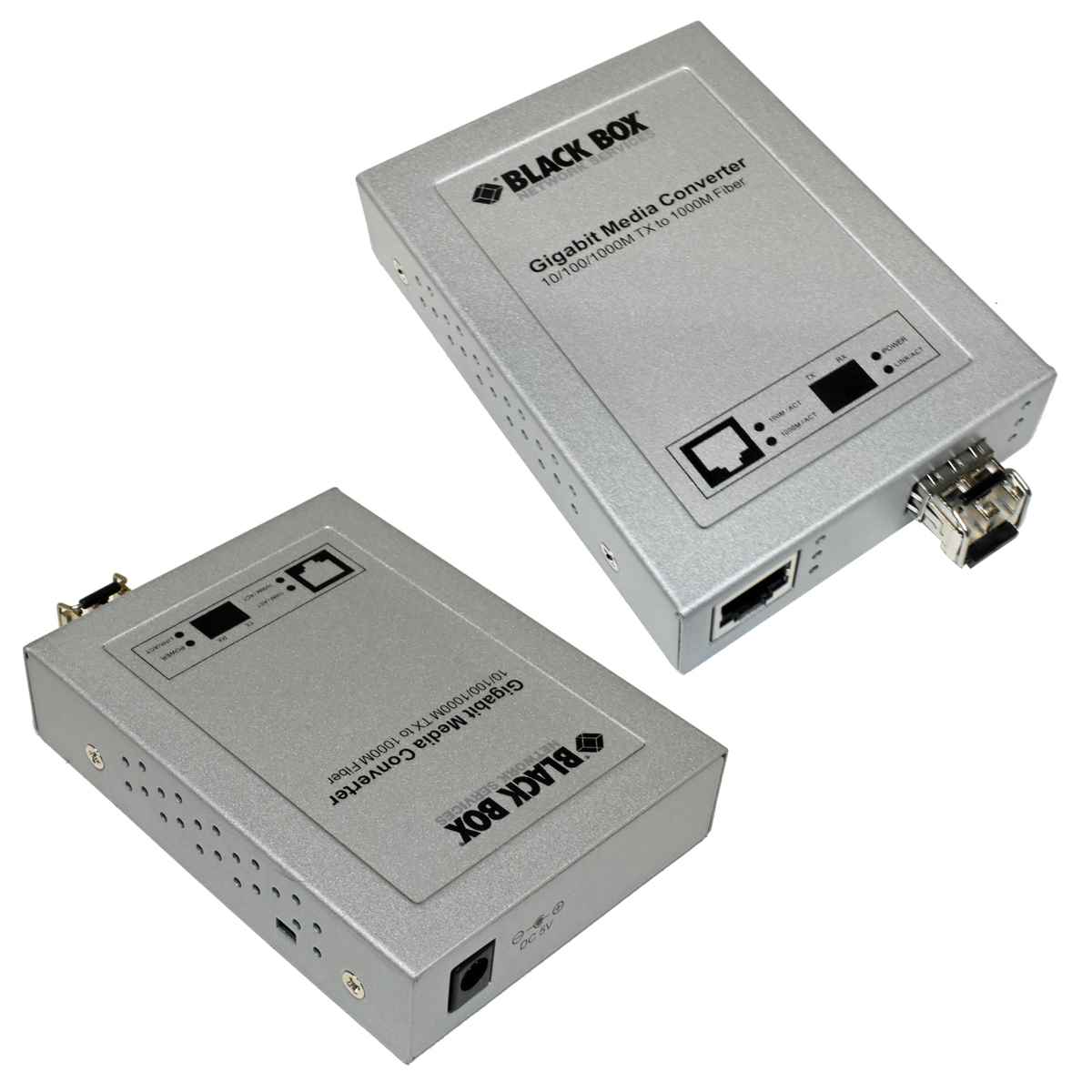 Black Box LGE217AE Gigabit Media Converter for 1000 BASE-TX into 1000 BASE-SX / LX without 5V Power Supply Black Box LGE217AE Gigabit Media Converter for 1000 BASE-TX into 1000 BASE-SX / LX without 5V Power Supply