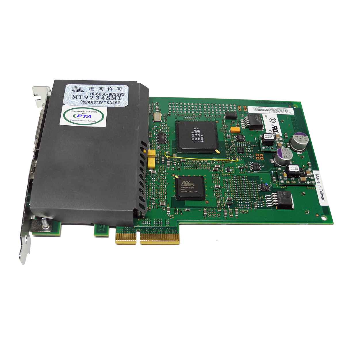 IBM 576C Dual-Channel PCIe x4 WAN Server Adapter mit Modem 44V5323 44V5401 IBM 576C Dual-Channel PCIe x4 WAN Server Adapter mit Modem 44V5323 44V5401