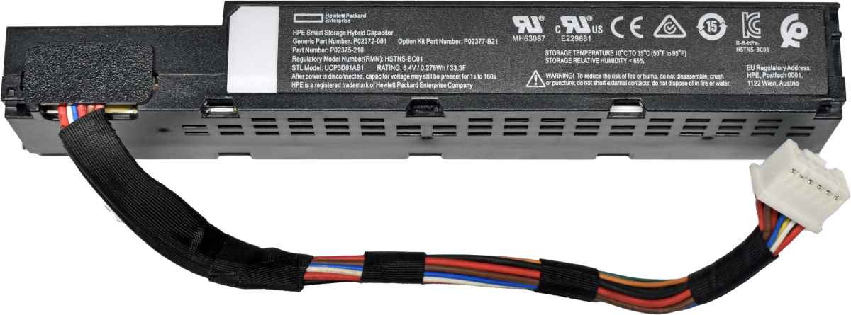HP ProLiant DL ML SL Series Smart Storage Hybrid Capacitor P07473-001 P02372-001 P02375-210 + Cable