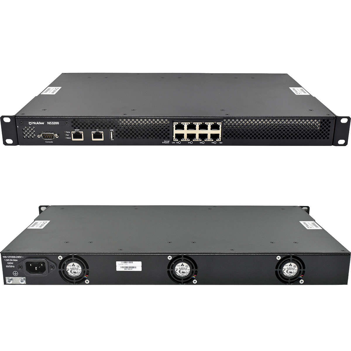 McAfee-IPS-NS3200-FO-600-1649-07-8-Port-GE-RJ-45-N-006.jpg McAfee IPS-NS3200-FO 600-1649-07 8-Port GE RJ-45 Network Security Platform NEW NEU