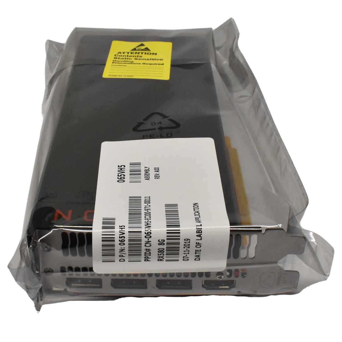 Dell Grafikkarte AMD Radeon RX 580X 8GB GPU Schwarz Full Profile 065VH5 Dell Grafikkarte AMD Radeon RX 580X 8GB GPU Schwarz Full Profile 065VH5