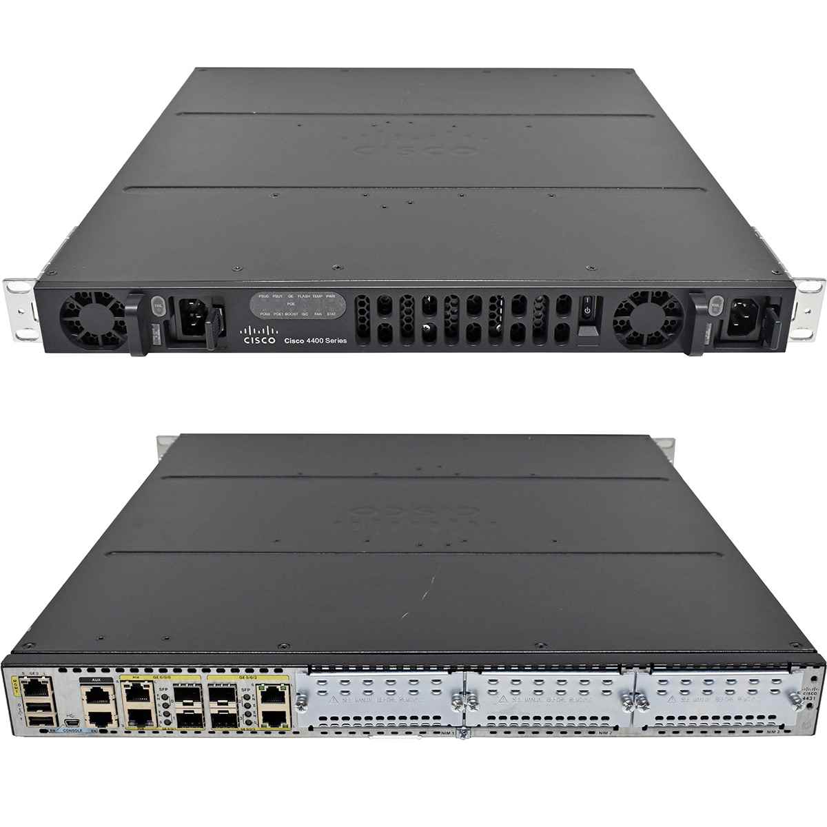 Cisco 4400 Series ISR4431/K9 GE Integrated Services Router +Rack Ears Cisco 4400 Series ISR4431/K9 GE Integrated Services Router +Rack Ears