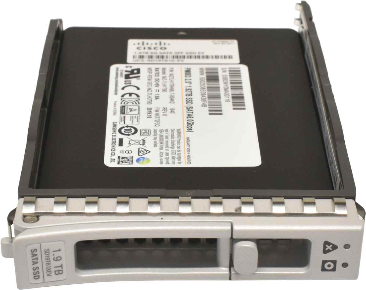 Cisco Samsung PM883 1.92TB 2.5" 6G SATA SFF SSD MZ-7LH1T90 UCS-SD19T61X-EV UCS Server