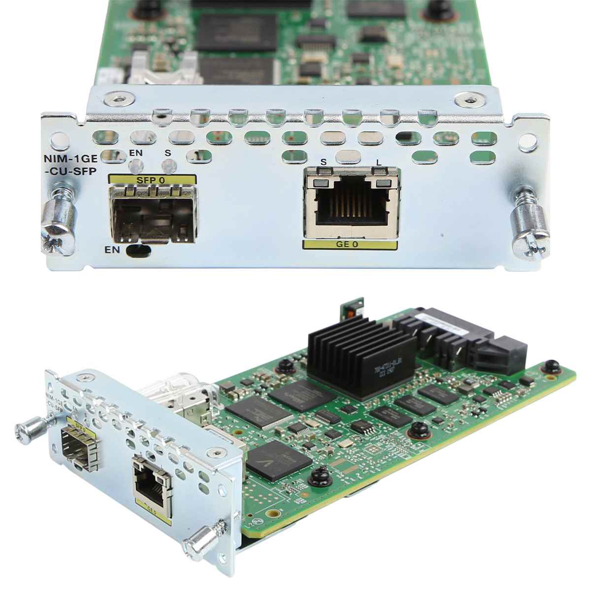 Cisco NIM-1GE-CU-SFP 73-16606-07 2-Port GE WAN Network Interface Module for 4000 Series