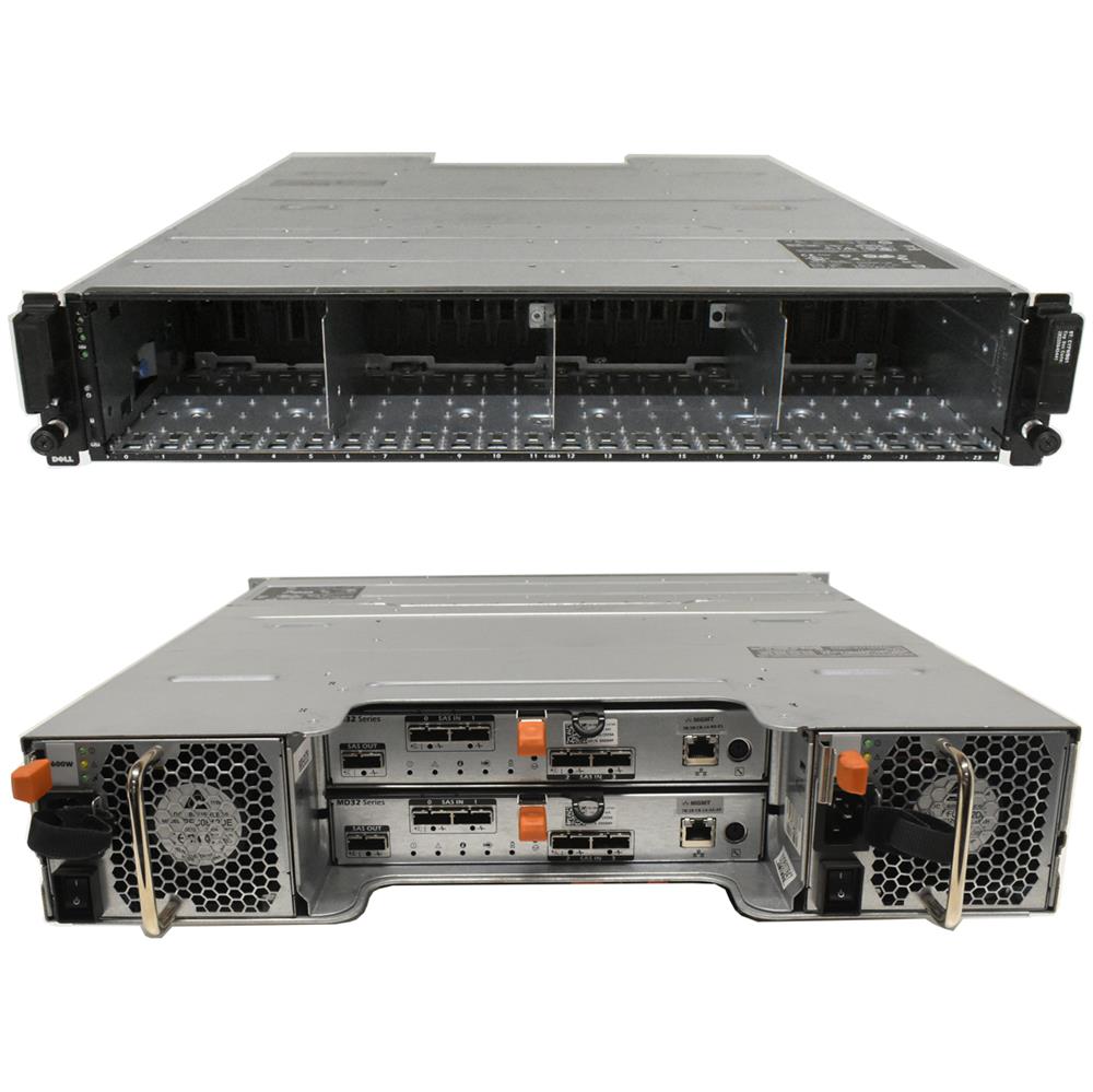 Dell PowerVault MD3220 2U 2x E02M001 SAS 6G 2x 600W PSU 24x Bay 2.5 Dell PowerVault MD3220 2U 2x E02M001 SAS 6G 2x 600W PSU 24x Bay 2.5