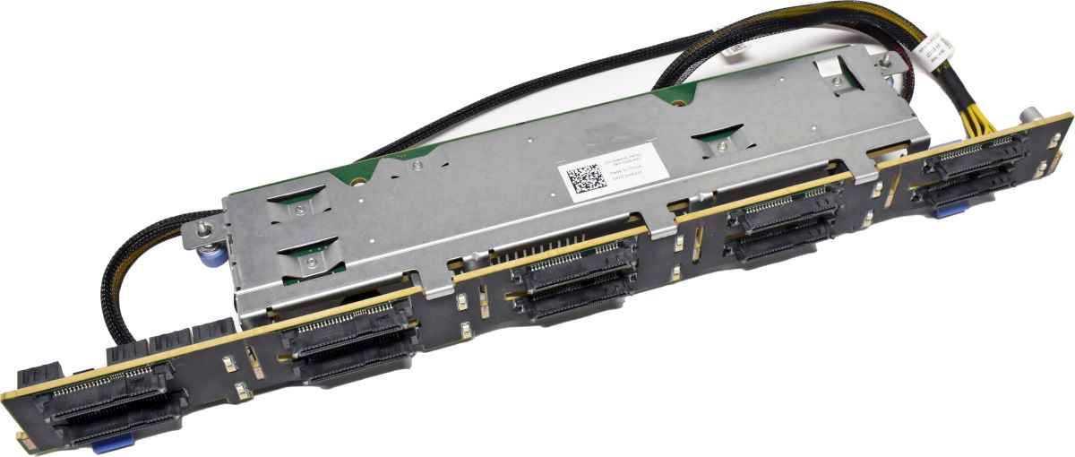 DELL PowerEdge R630 SAS Backplane Assembly 10x2.5” 03XTYM 022VC9 0HRKY6 3x Kabel