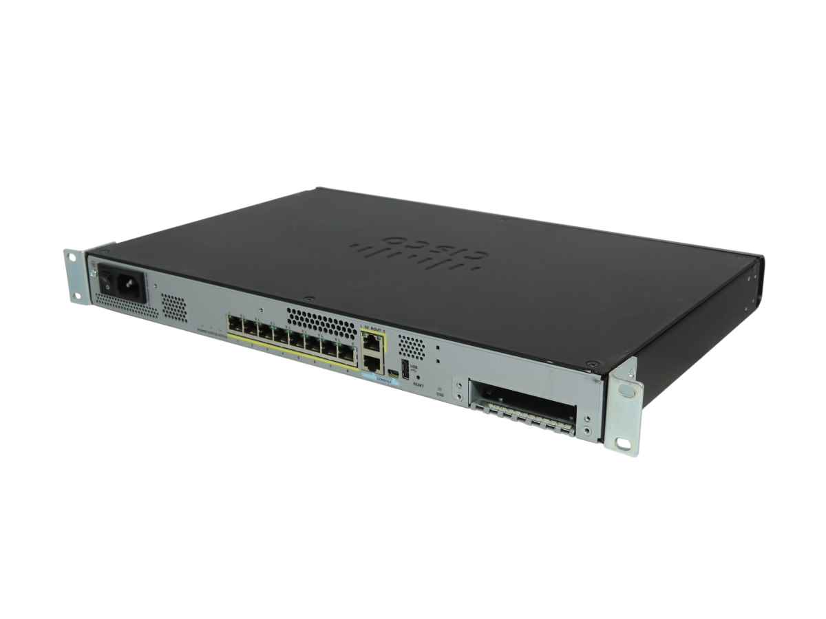 Cisco ASA5508-X 68-5348-09/10 8-Port Gigabit Ethernet Firewall +Rack Ears no HDD