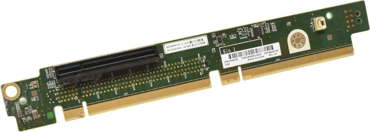 HP Riser Card Assembly x16/x8 GPU für ProLiant DL360 G10 Server 864482-001 875545-001 HP Riser Card Assembly x16/x8 GPU für ProLiant DL360 G10 Server 864482-001 875545-001