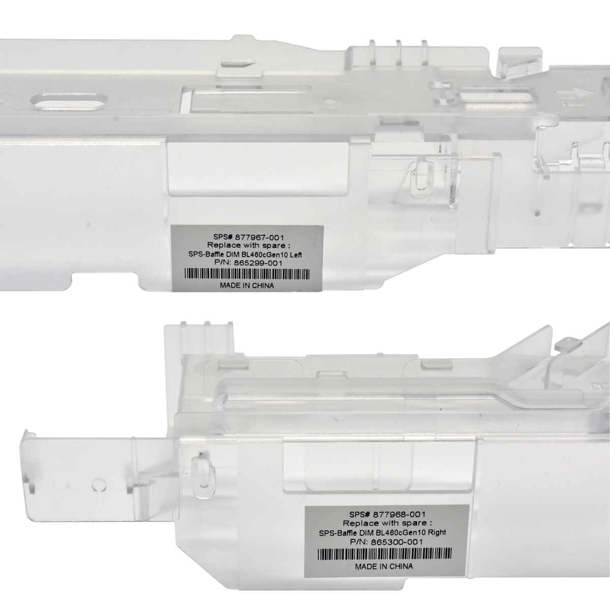 HP Baffle DIM Left + Right 877967-001 865299-001 877968-001 865300-001 ProLiant BL460c G10 HP Baffle DIM Left + Right 877967-001 865299-001 877968-001 865300-001 ProLiant BL460c G10