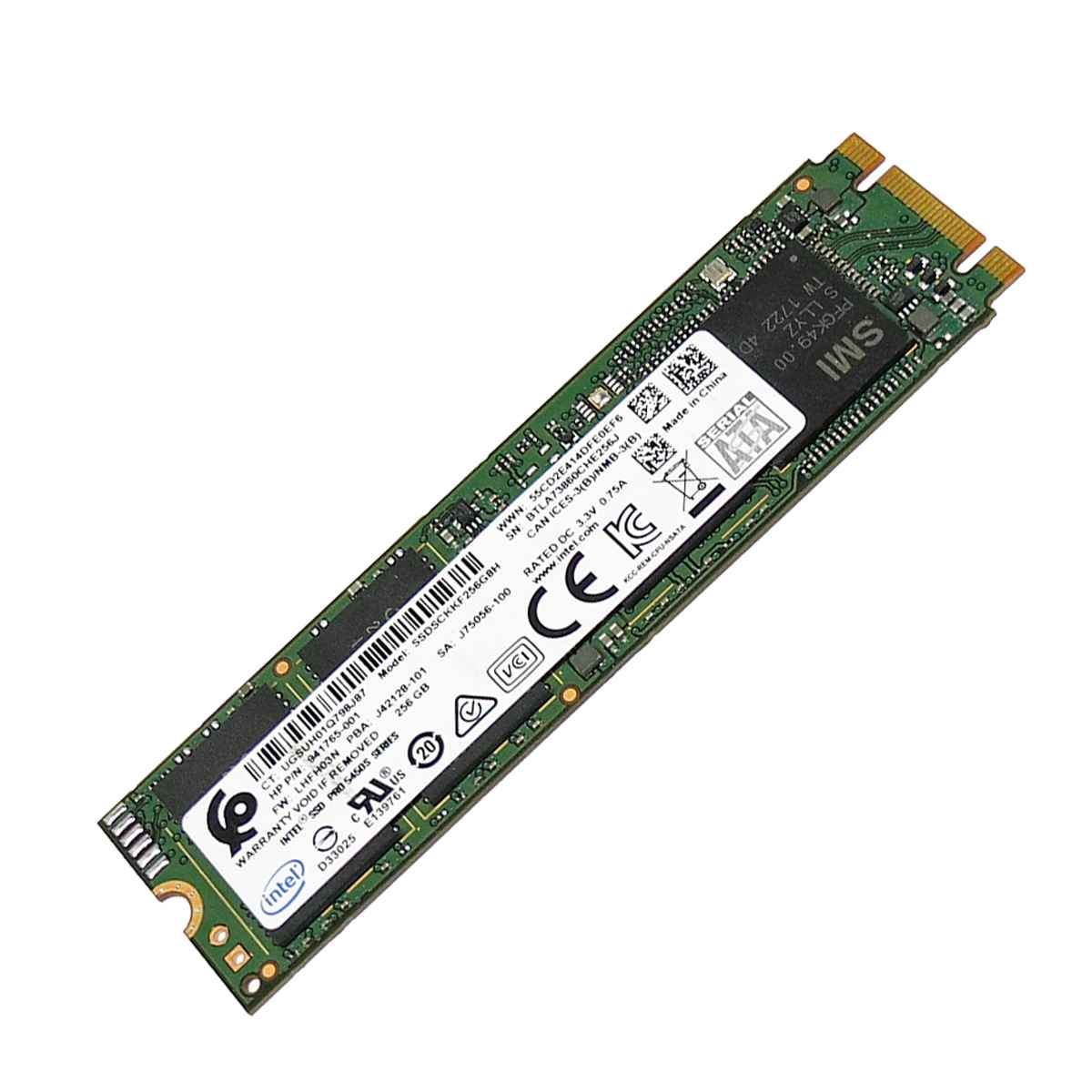 HP Intel SSDSCKKF256G8H Solid State Drive (SSD) 256 GB M.2 2280 SATA 941765-001 HP Intel SSDSCKKF256G8H Solid State Drive (SSD) 256 GB M.2 2280 SATA 941765-001
