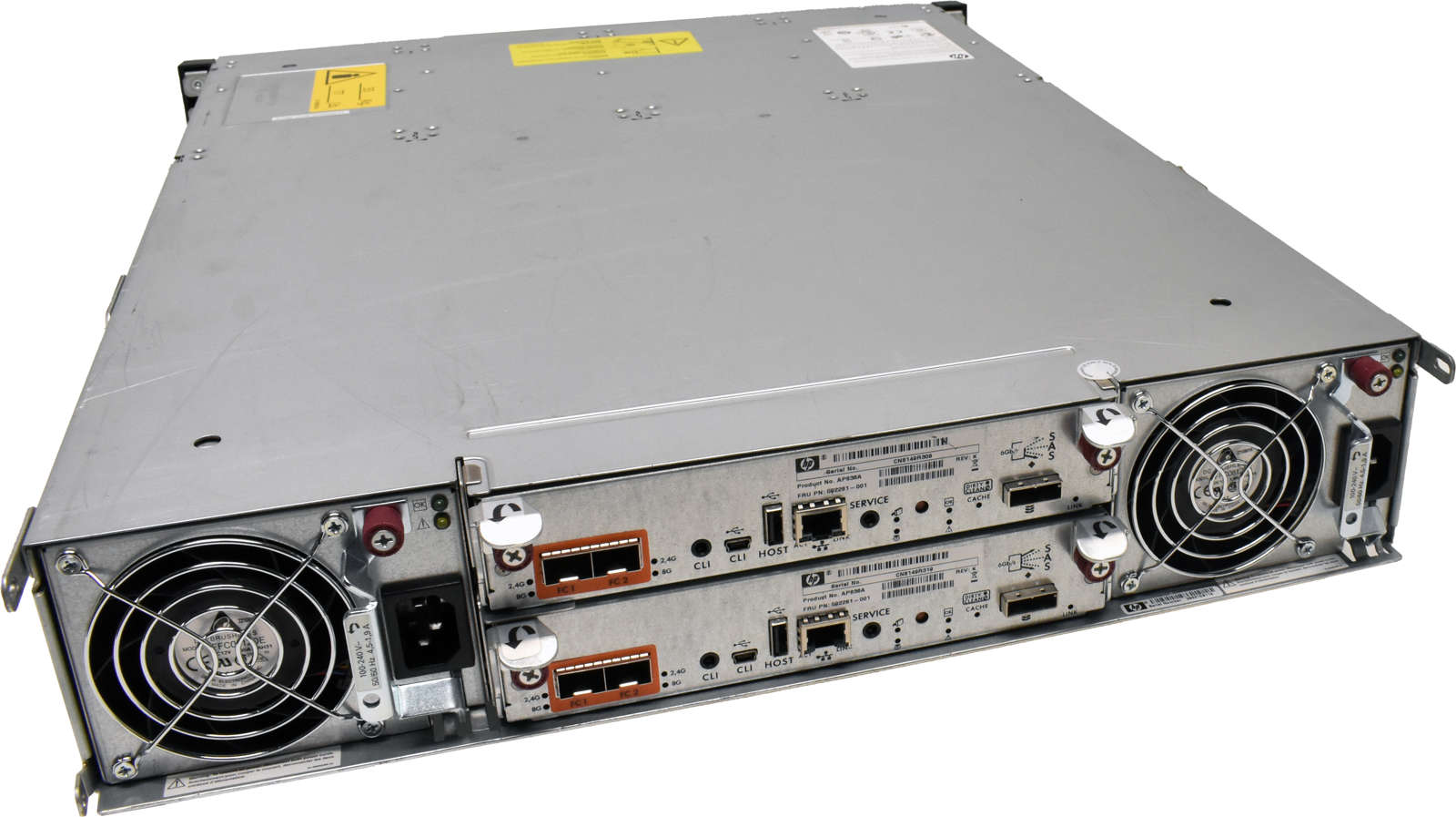 HP-P2000-G3-Modular-Smart-Array-2x-AP836A-Controle-005.jpg HP P2000 G3 Modular Smart Array 2x AP836A Controler 12x 3,5 Bay 2x PSU ohne HDD