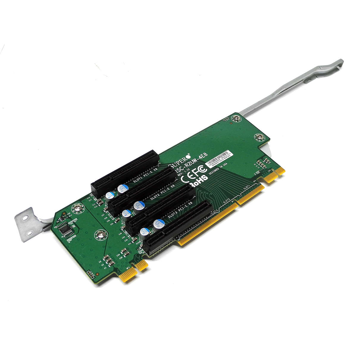 Supermicro-Riser-Board-Assembly-RSC-R2UW-4E8-Rev-1-001.jpg Supermicro Riser Board Assembly RSC-R2UW-4E8 Rev 1.10 + Bracket